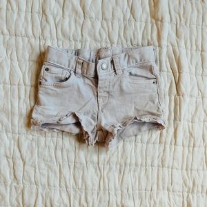 SOLD 5T Cat & Jack Pink Jean Shorts with Lace Hem